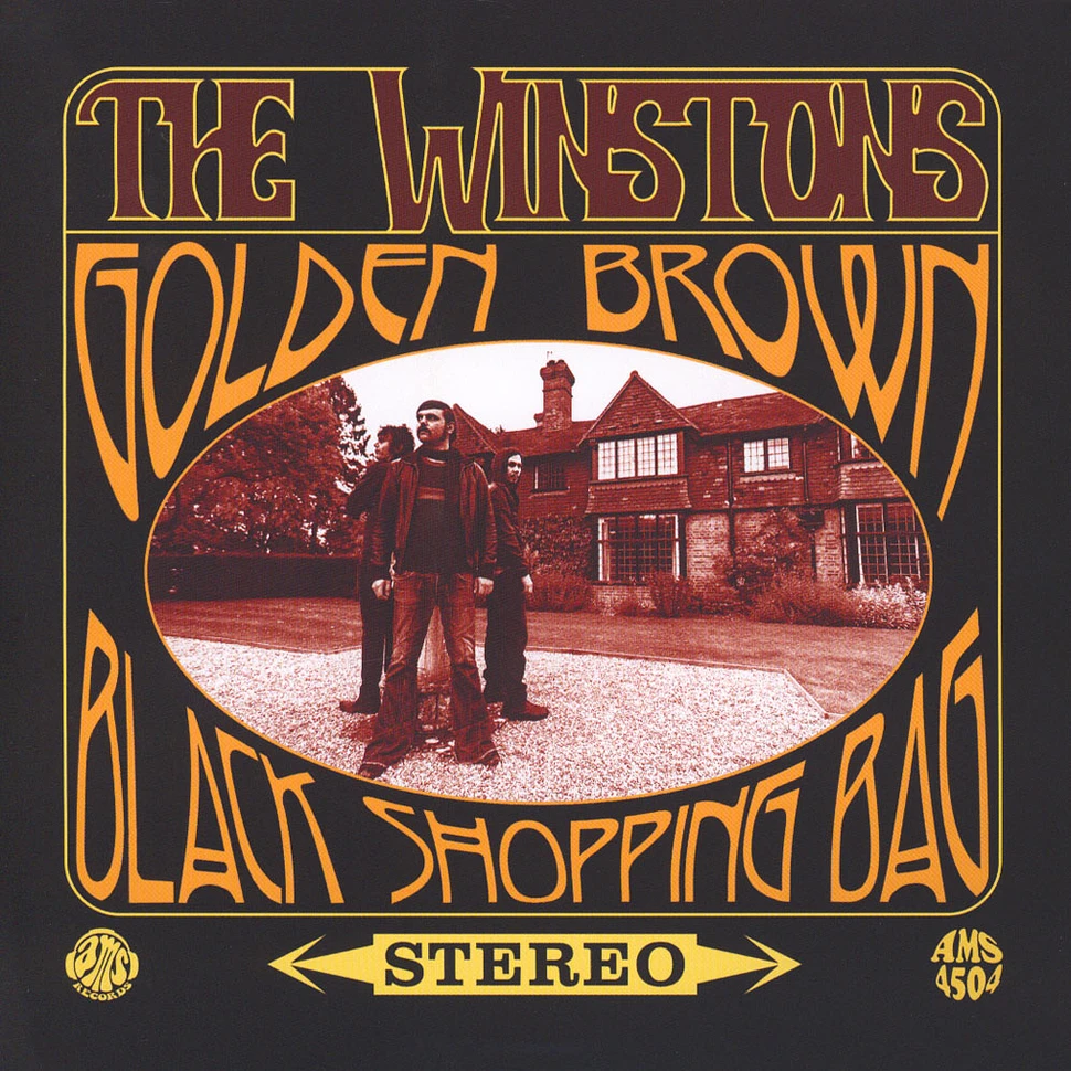 The Winstons - Golden Brown / Black Shopping Bag