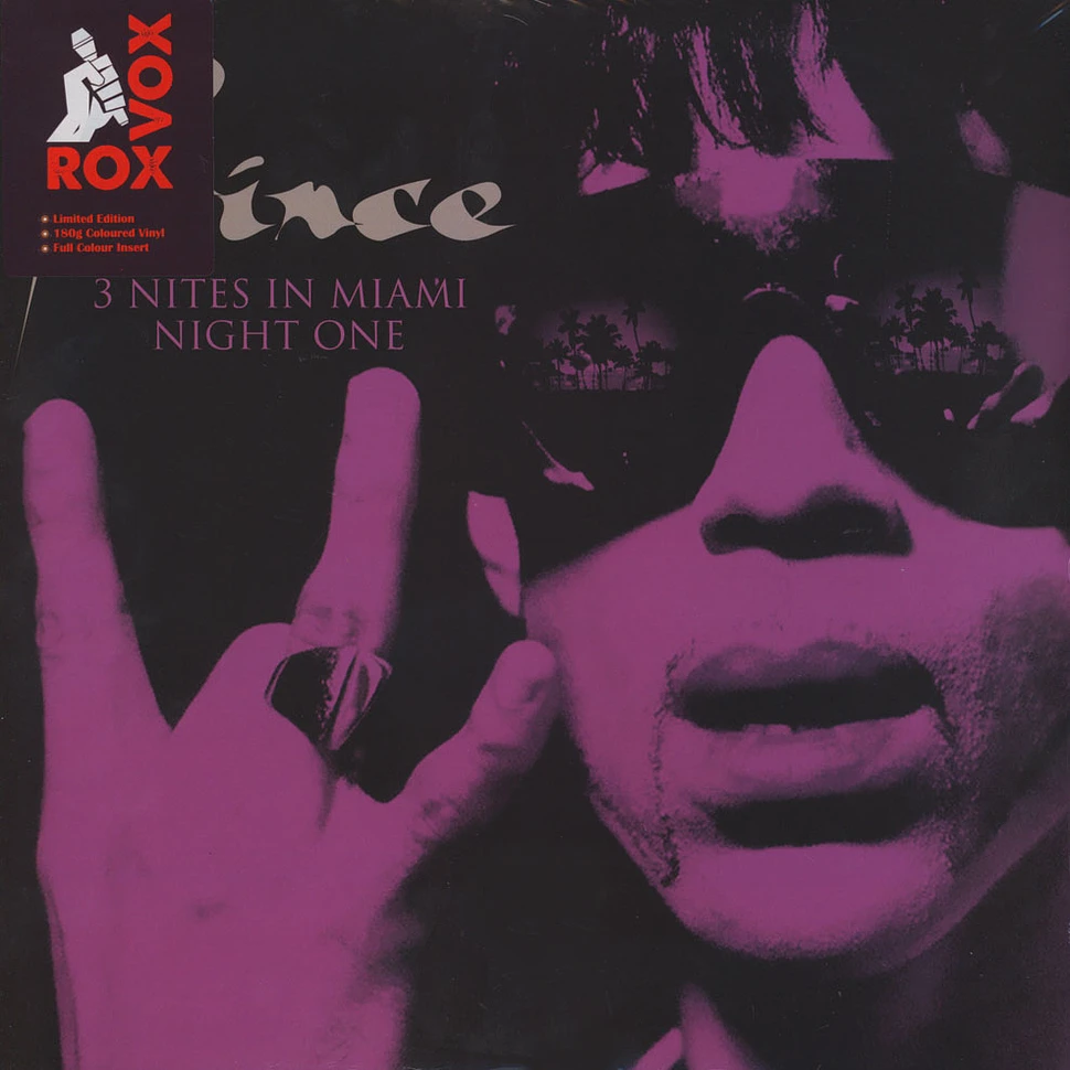 Prince - 3 Nites In Miami, Night One Colored Vinyl Edition
