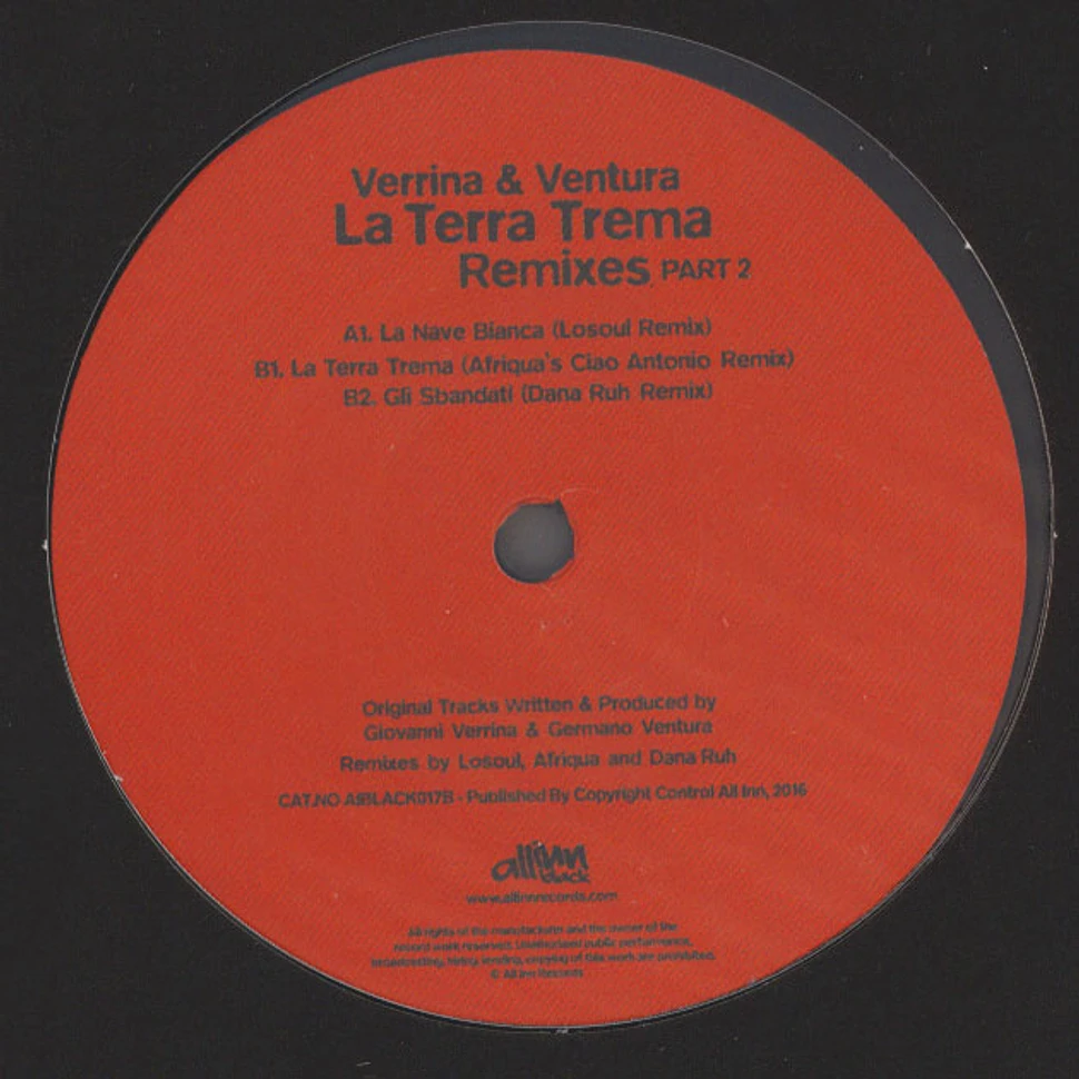 Verrina & Ventura - La Terra Trema Remixes Part 2