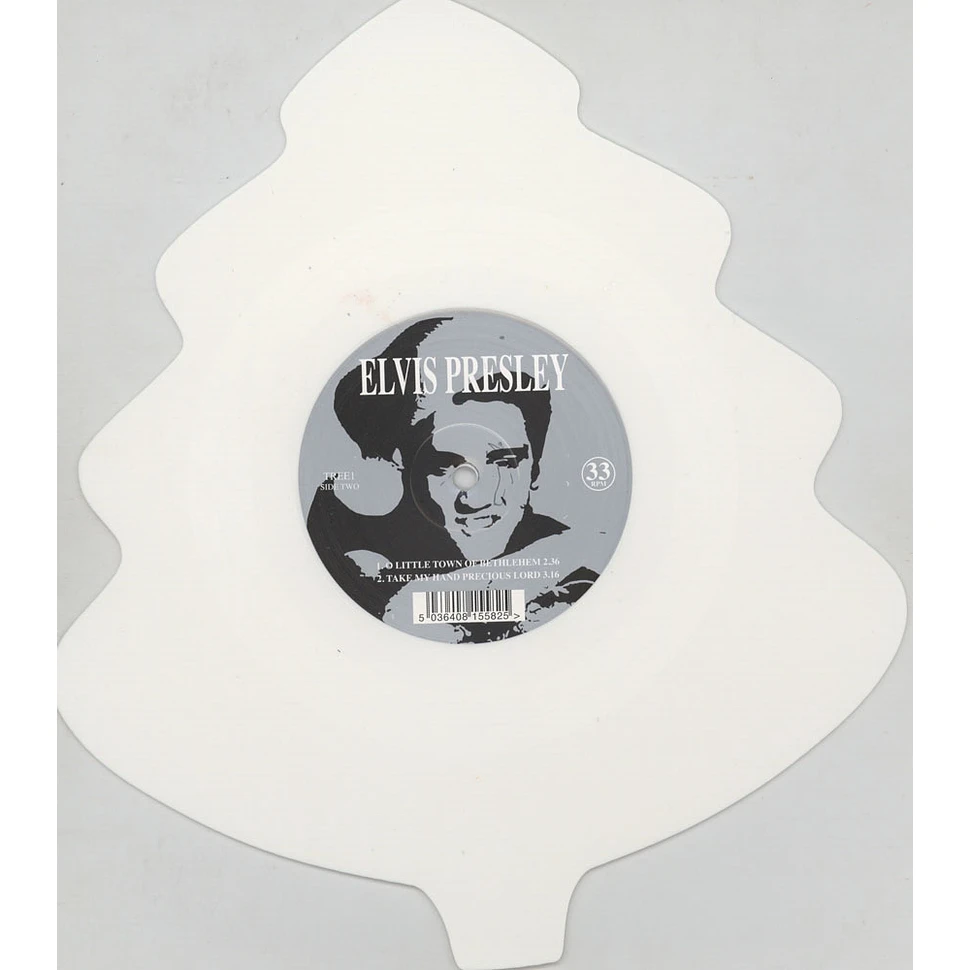 Elvis Presley - Blue Christmas White Tree Shaped Vinyl Edition