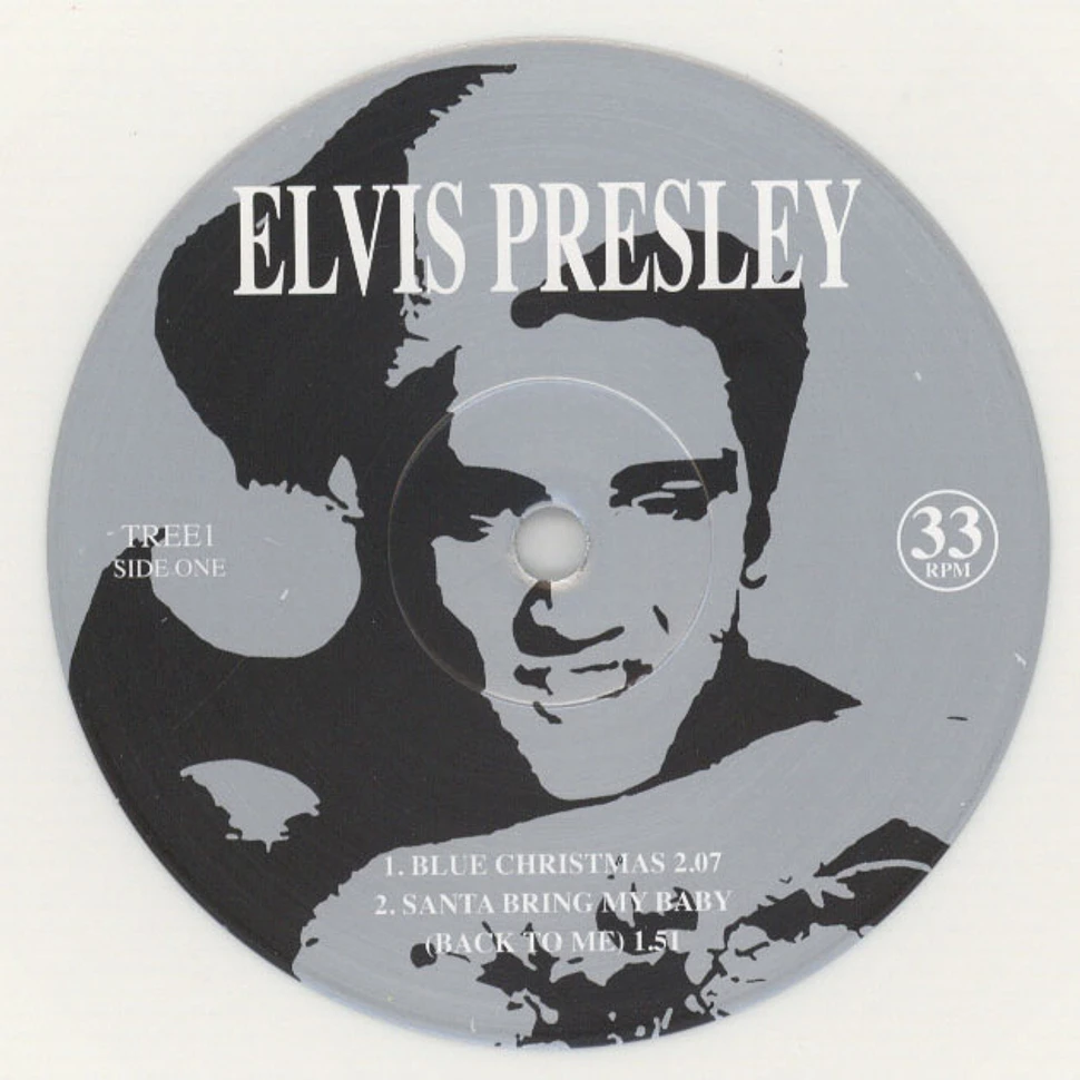 Elvis Presley - Blue Christmas White Tree Shaped Vinyl Edition