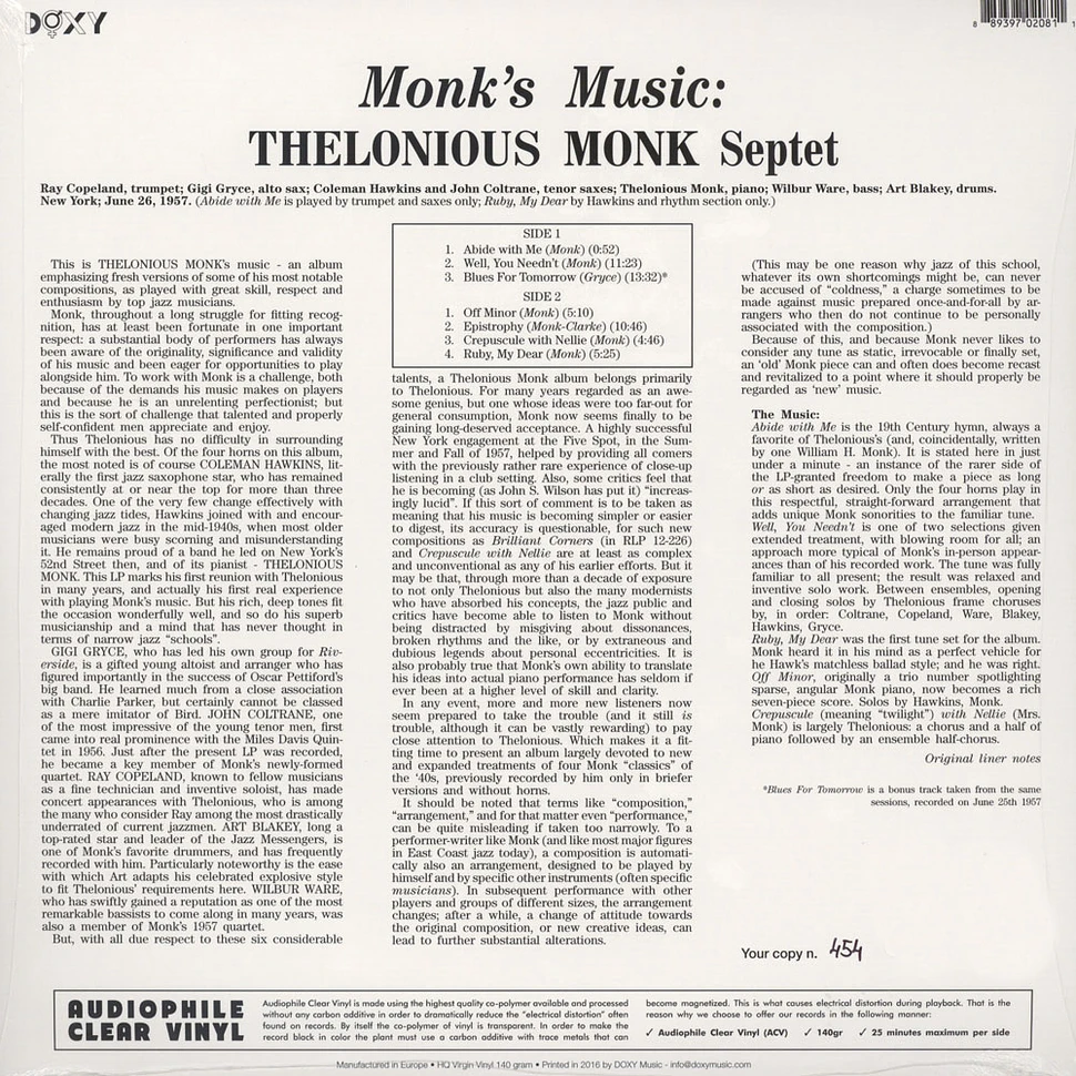 Thelonius Monk - Monk's Music Feat. John Coltrane