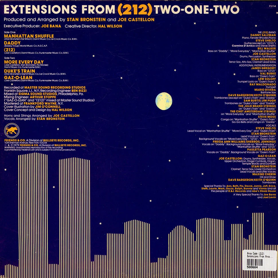 Area Code (212) - Extensions From Area Code (212)