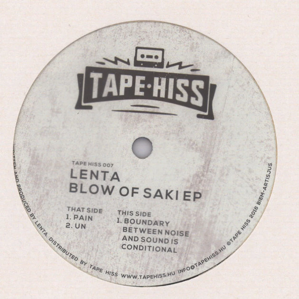 Lenta - Blow Of Saki EP