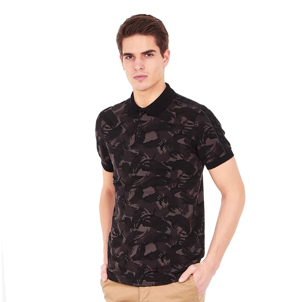 Fred Perry - Tonal Camo Print Pique Polo Shirt