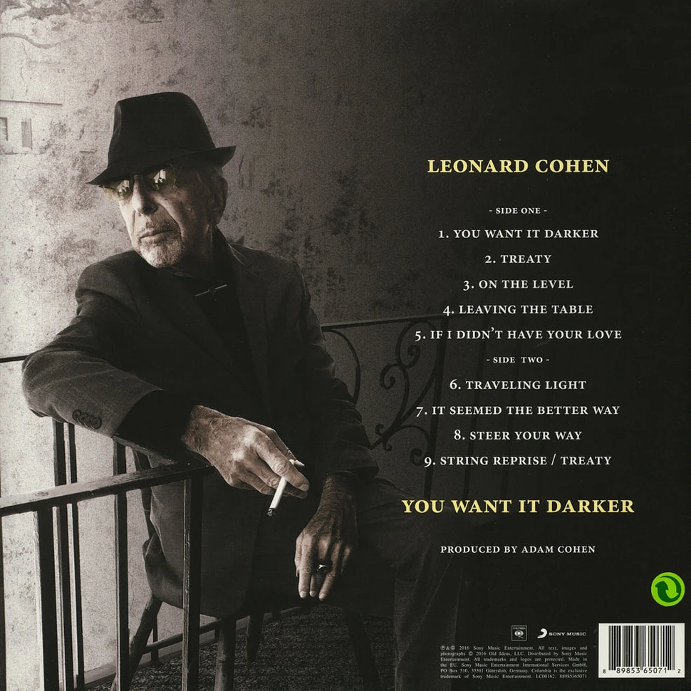 Leonard Cohen - You Want It Darker