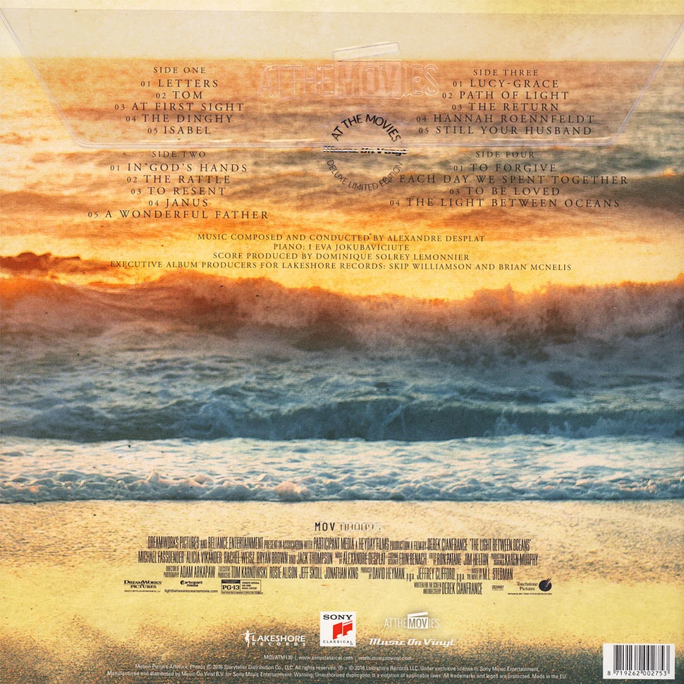Alexandre Desplat - OST The Light Between Oceans Black Vinyl Edition