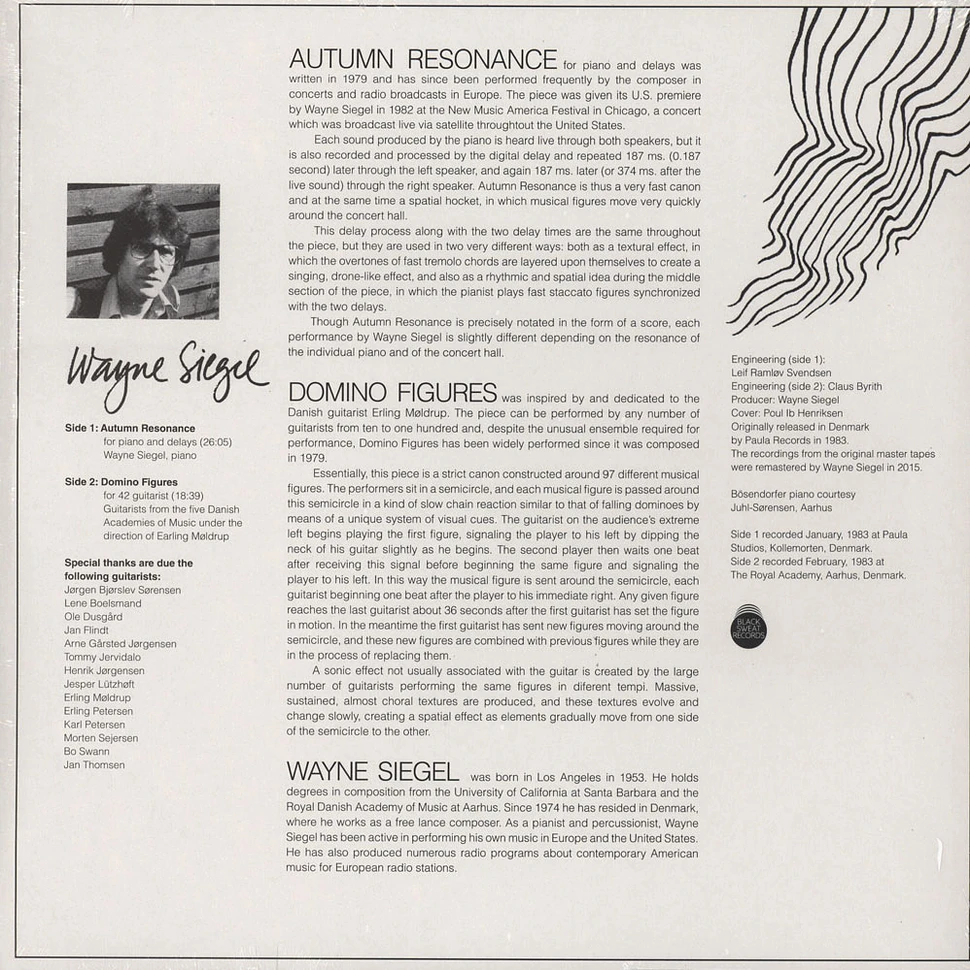 Wayne Siegel - Autumn Resonance / Domino Figures