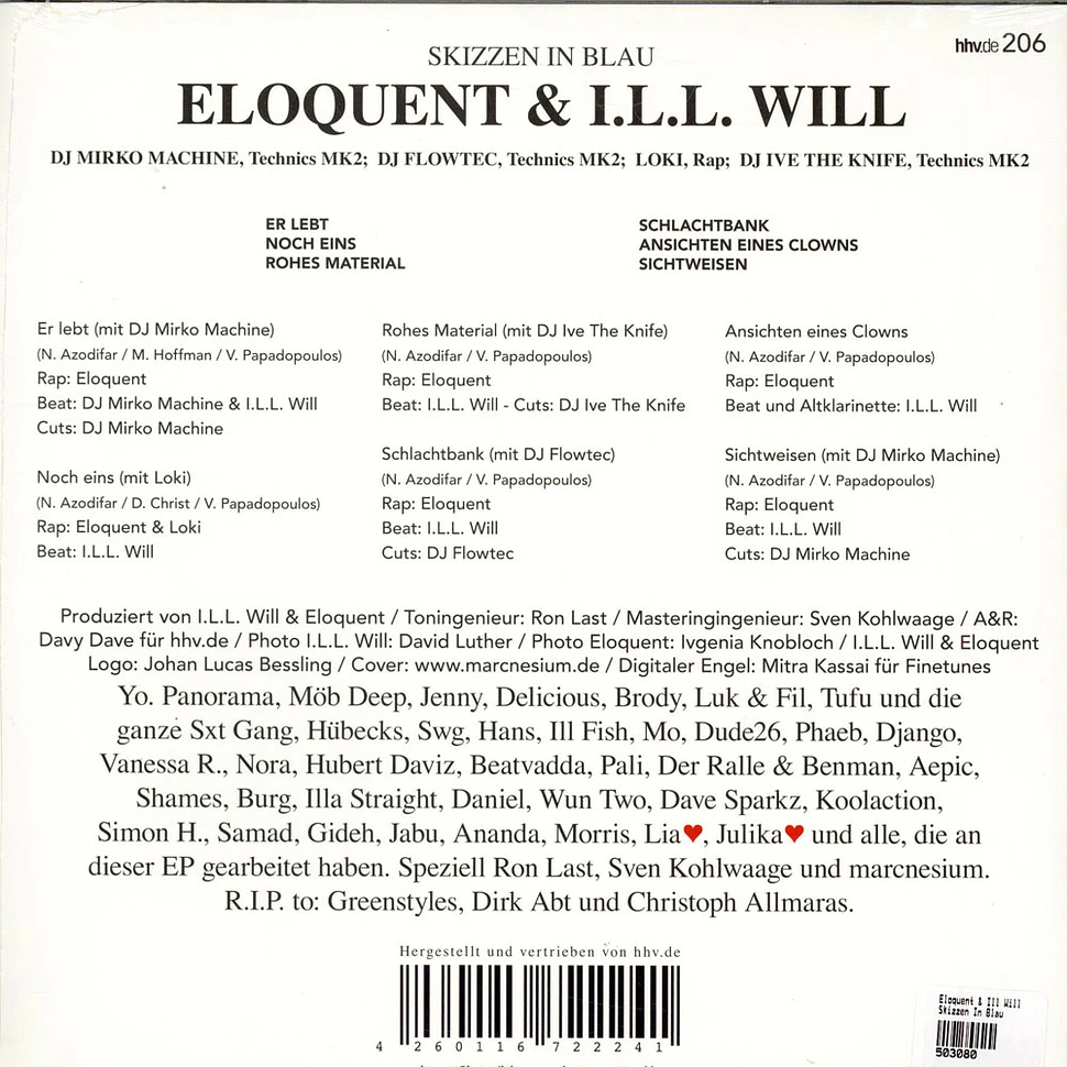 Eloquent & Ill Will - Skizzen In Blau