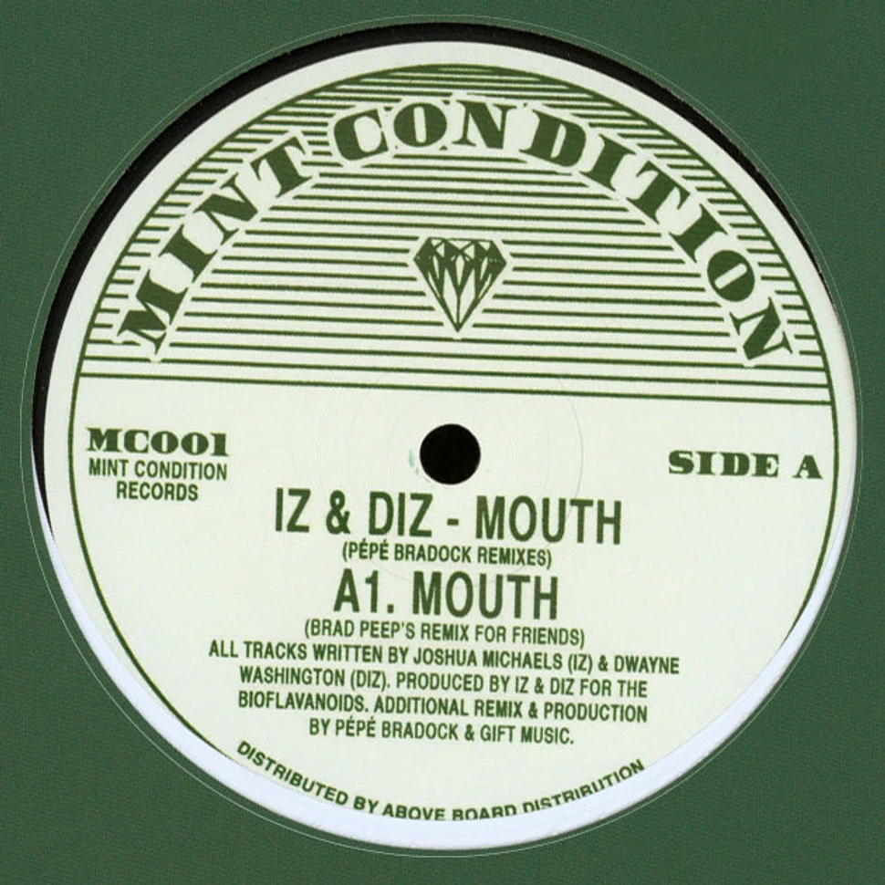 Iz & Diz - Mouth Unreleased Pepe Bradock Remixes