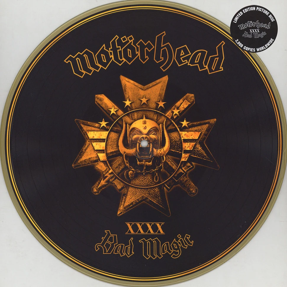 Motörhead - Bad Magic Gold Picture Disc Edition