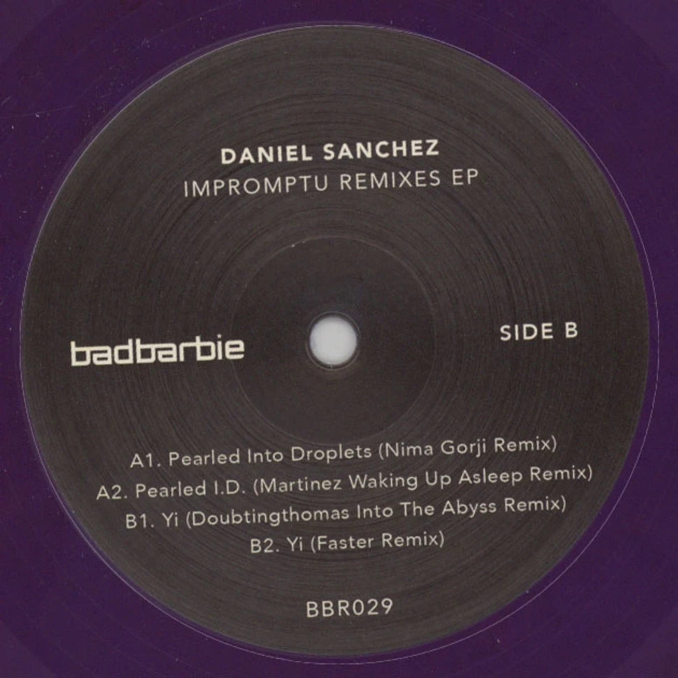 Daniel Sanchez - Impromtu Remixes EP