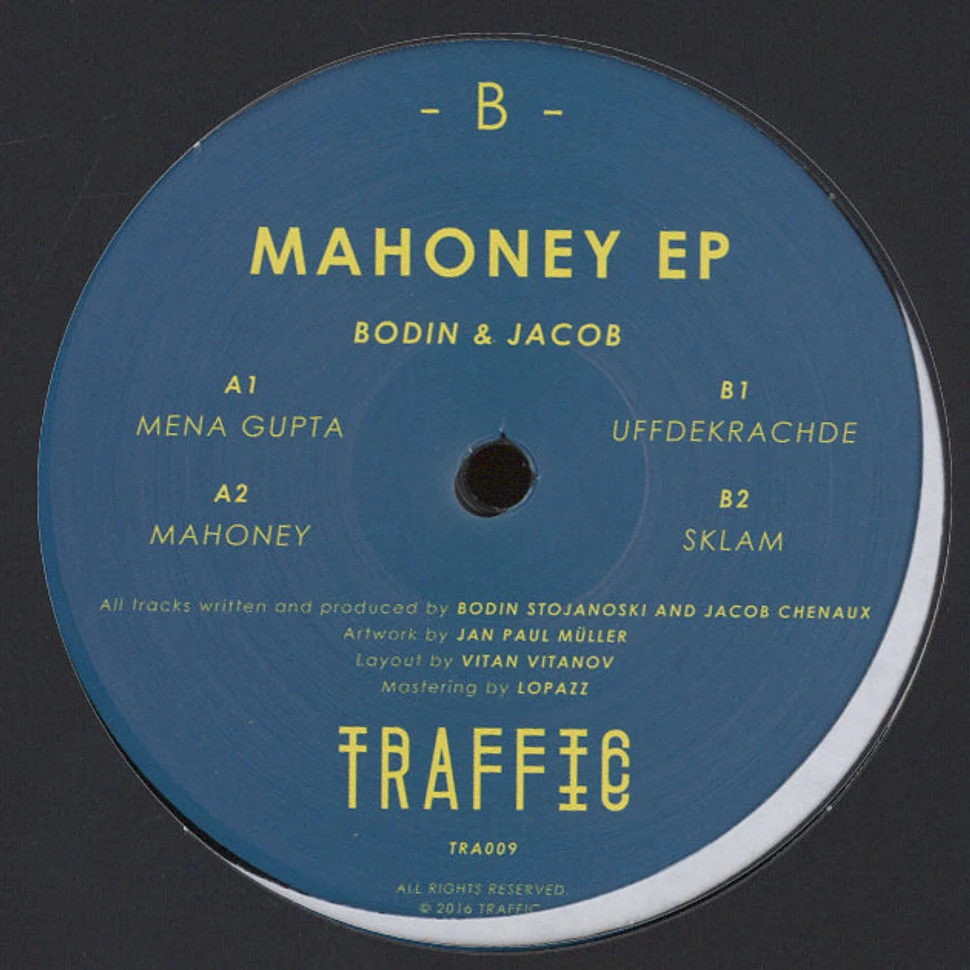Bodin & Jacob - Mahoney EP