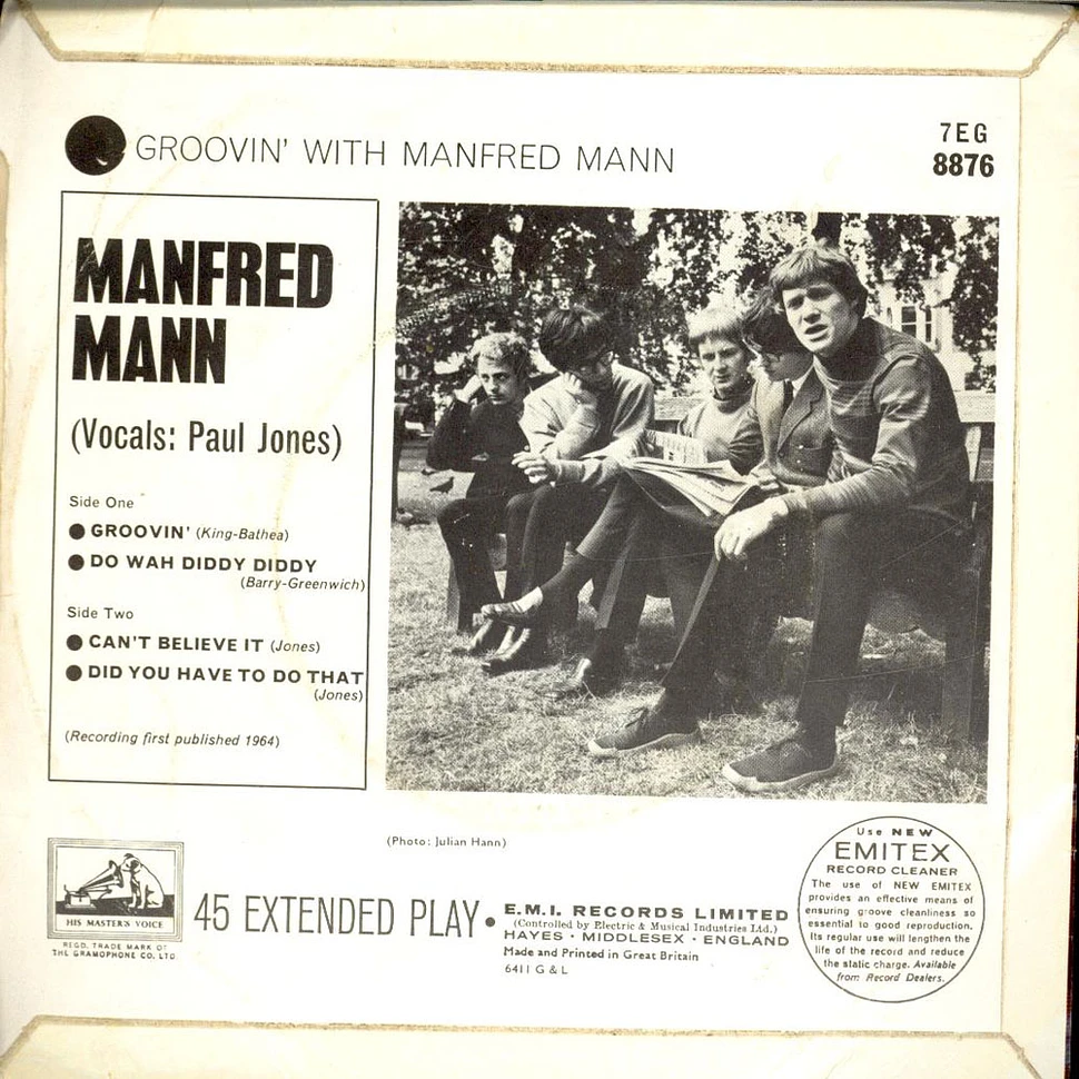 Manfred Mann - Groovin' With Manfred Mann