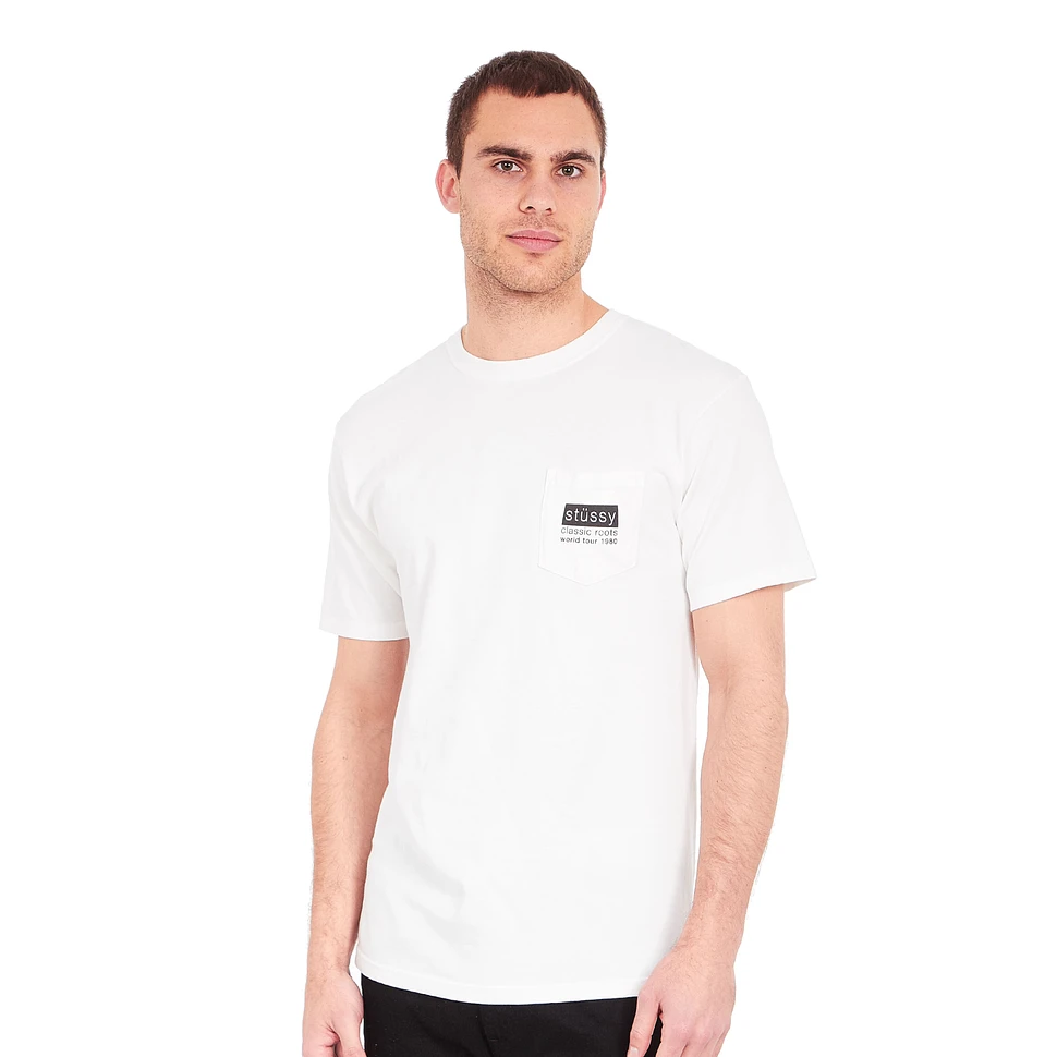 Stüssy - Classic Roots Pigment Dye Pocket T-Shirt