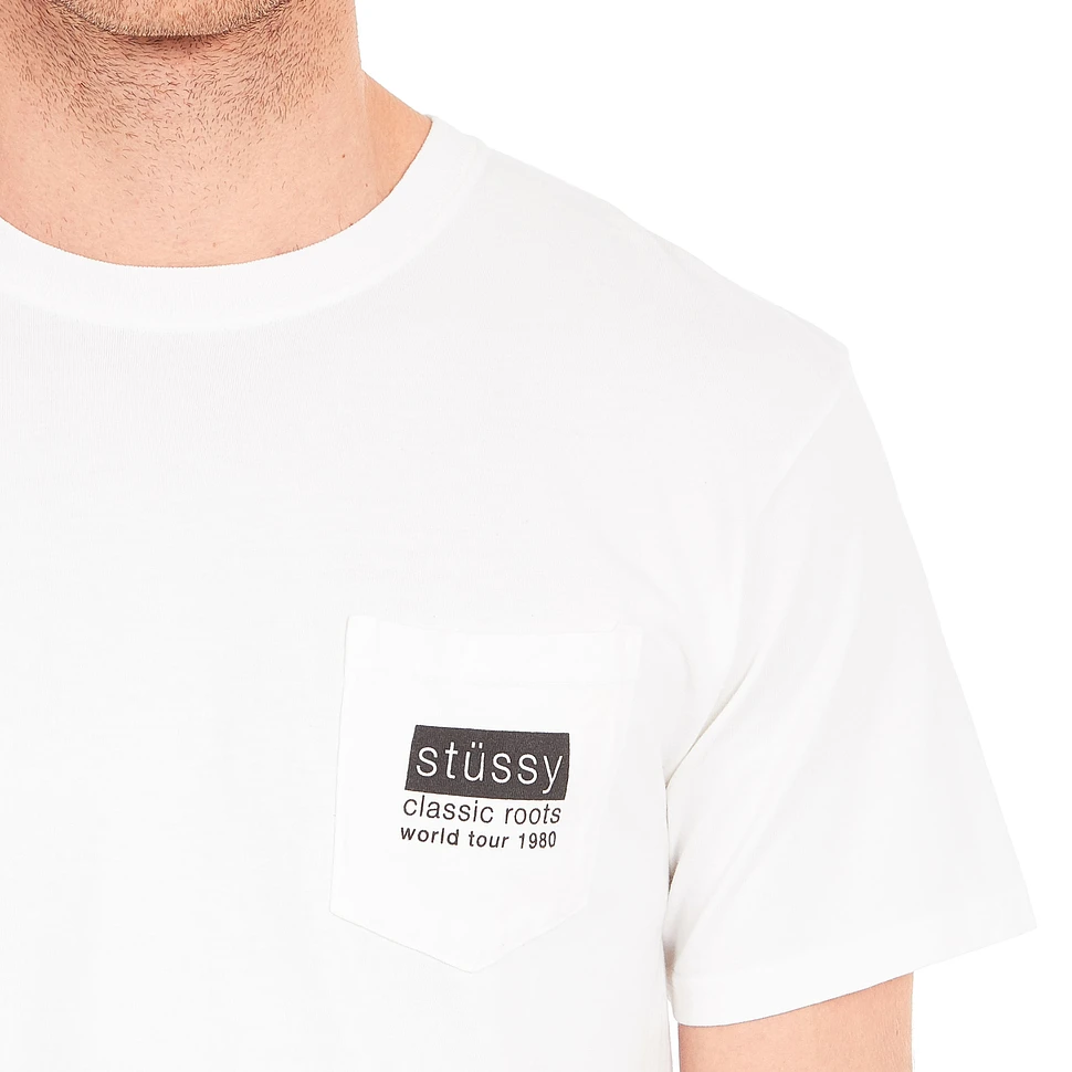 Stüssy - Classic Roots Pigment Dye Pocket T-Shirt