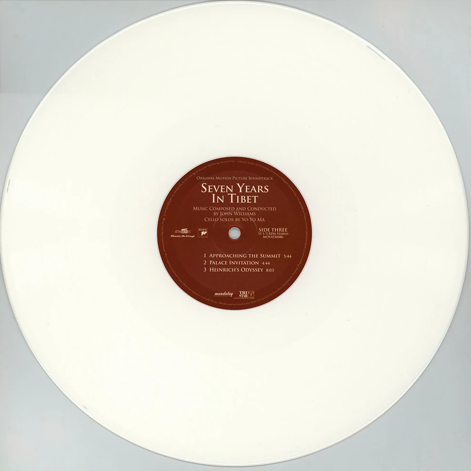 John Williams - OST Seven Years In Tibet White Vinyl Edition