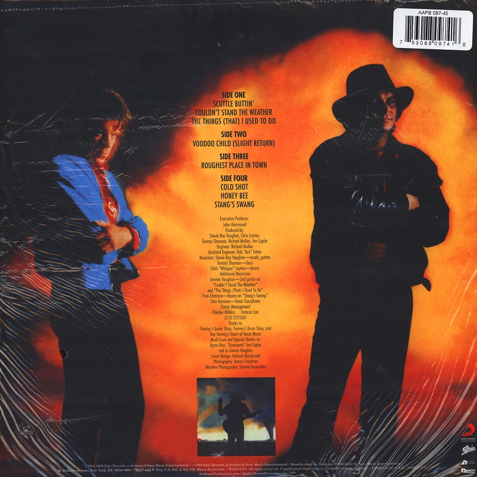 Stevie Ray Vaughan - Couldn't Stand The Weather 45RPM, 200g Vinyl Edition