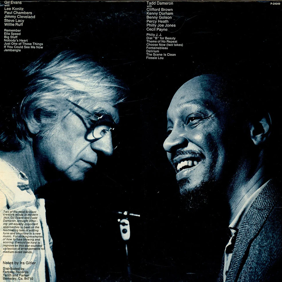 Gil Evans And Tadd Dameron - The Arrangers' Touch