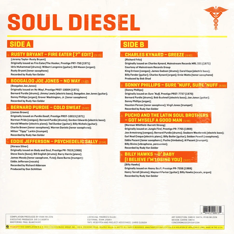 V.A. - Jazz Dispensary: Soul Diesel