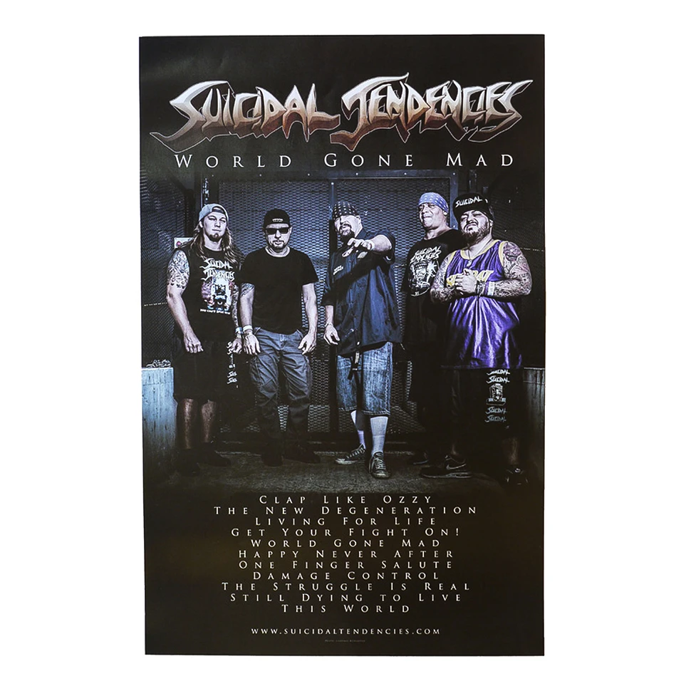 Suicidal Tendencies - World Gone Mad Poster