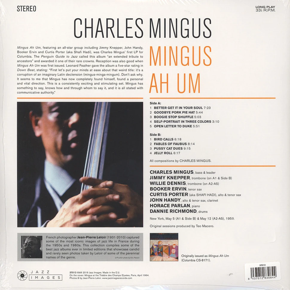 Charles Mingus - Mingus Ah Um - Jean-Pierre Leloir Collection