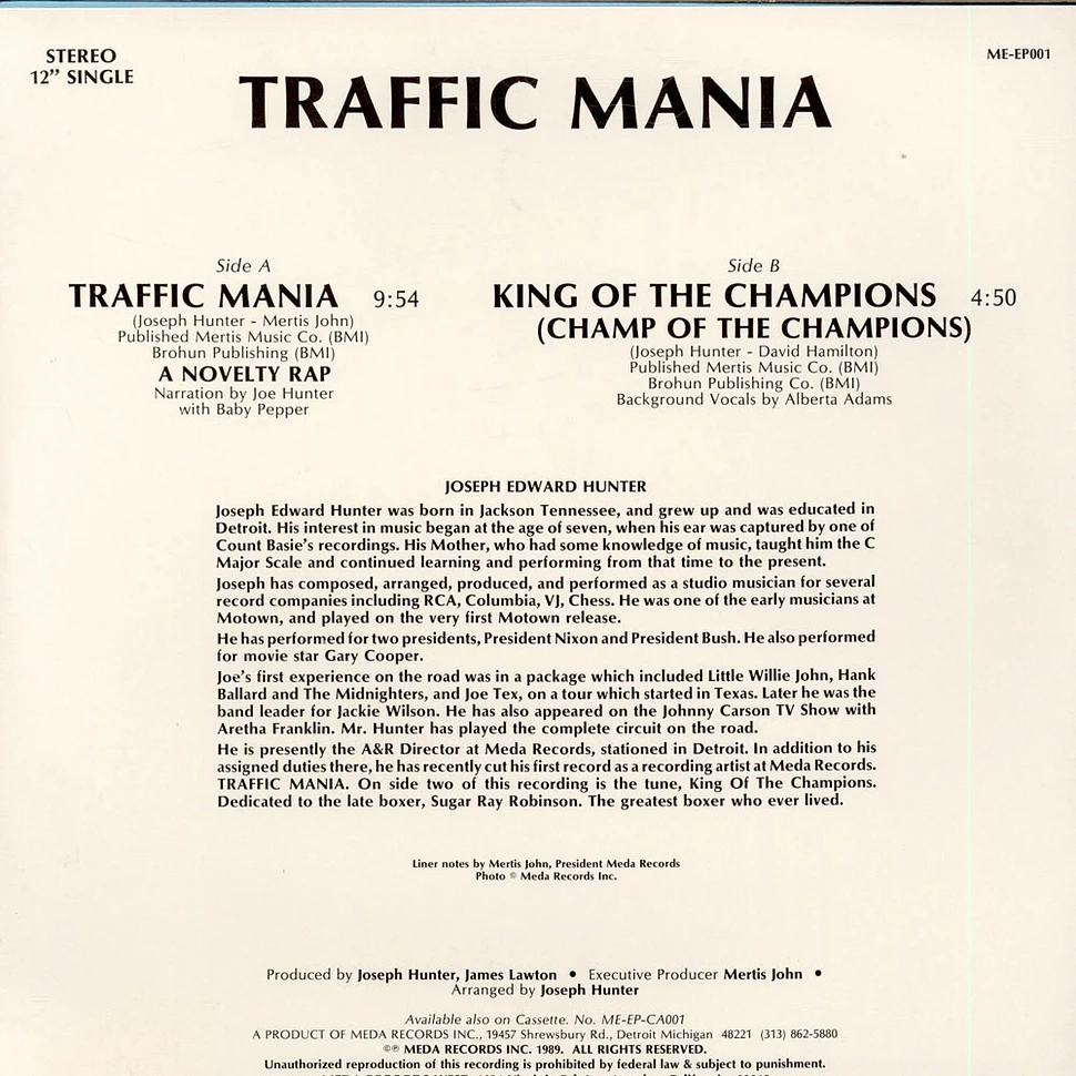 Joe Hunter & Baby Pepper - Traffic Mania