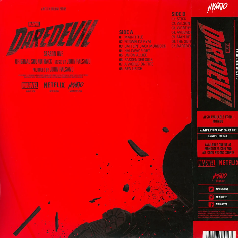John Paesano - OST Daredevil Season One