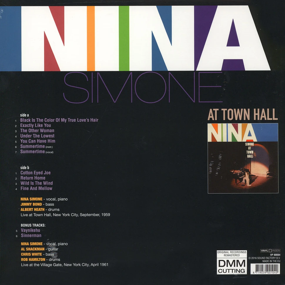 Nina Simone - At Town Hall