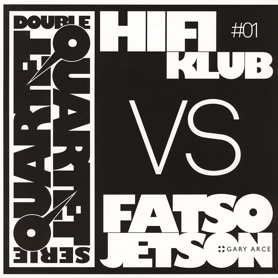 Hifiklub Vs. Fatso Jetson - Double Quartet Serie #1 Black Vinyl Edition