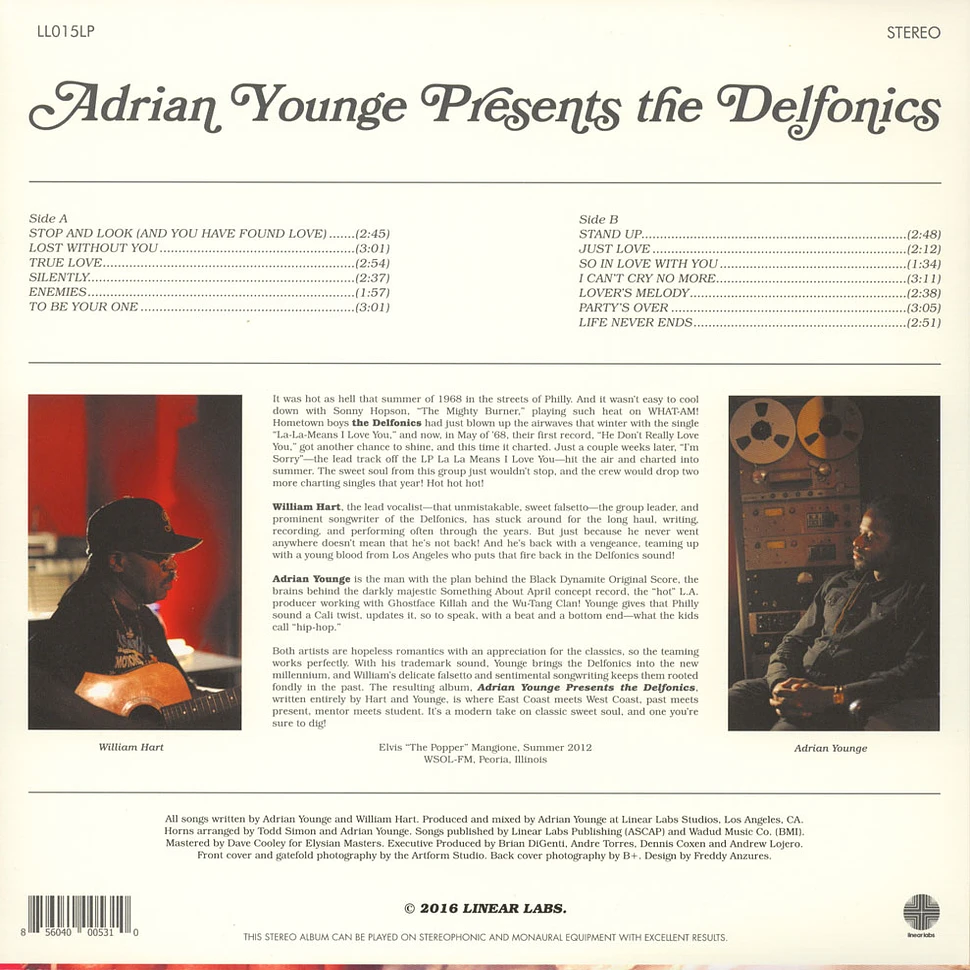 Adrian Younge Presents The Delfonics - Adrian Younge Presents The Delfonics