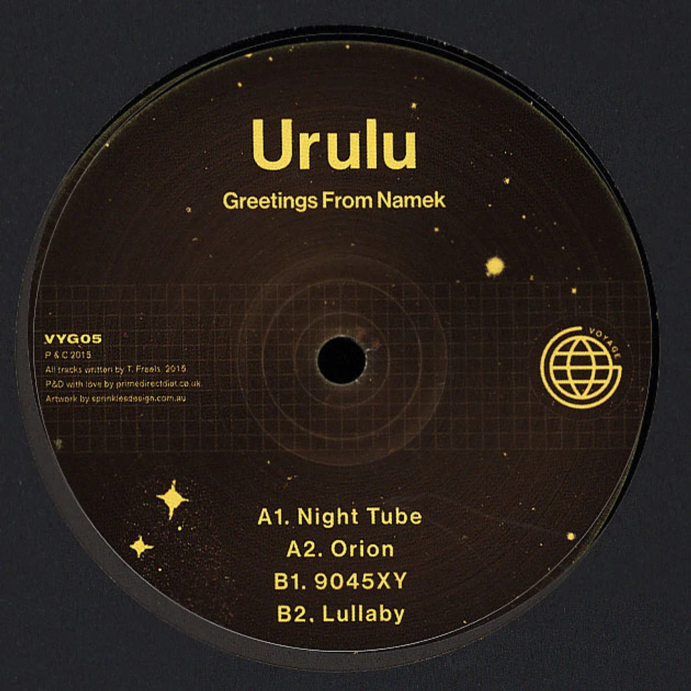 Urulu - Greetings From Namek