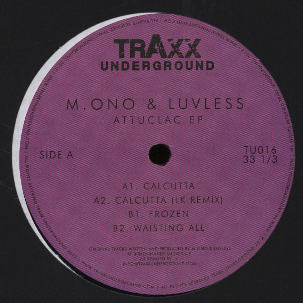 M.ono & Luvless - Attuclac EP