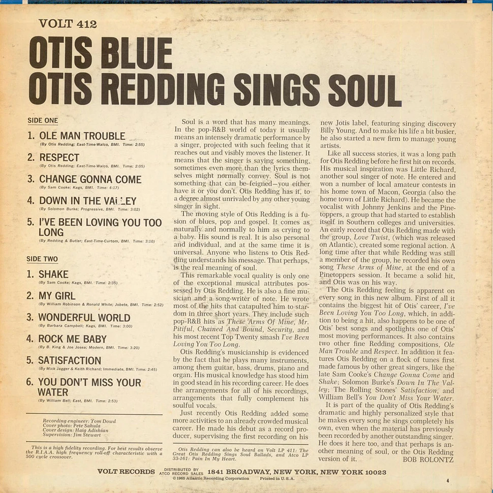 Otis Redding - Otis Blue / Otis Redding Sings Soul