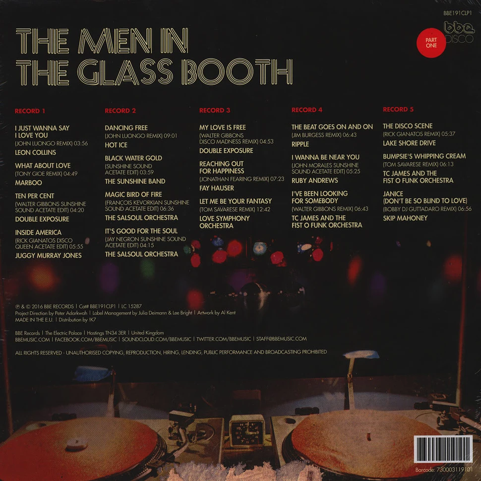 Al Kent presents - The Men In the Glass Booth - Disco Eras Most Influential DJs - Part 1
