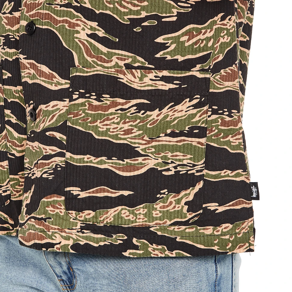 Stüssy - Seersucker Safari Shirt