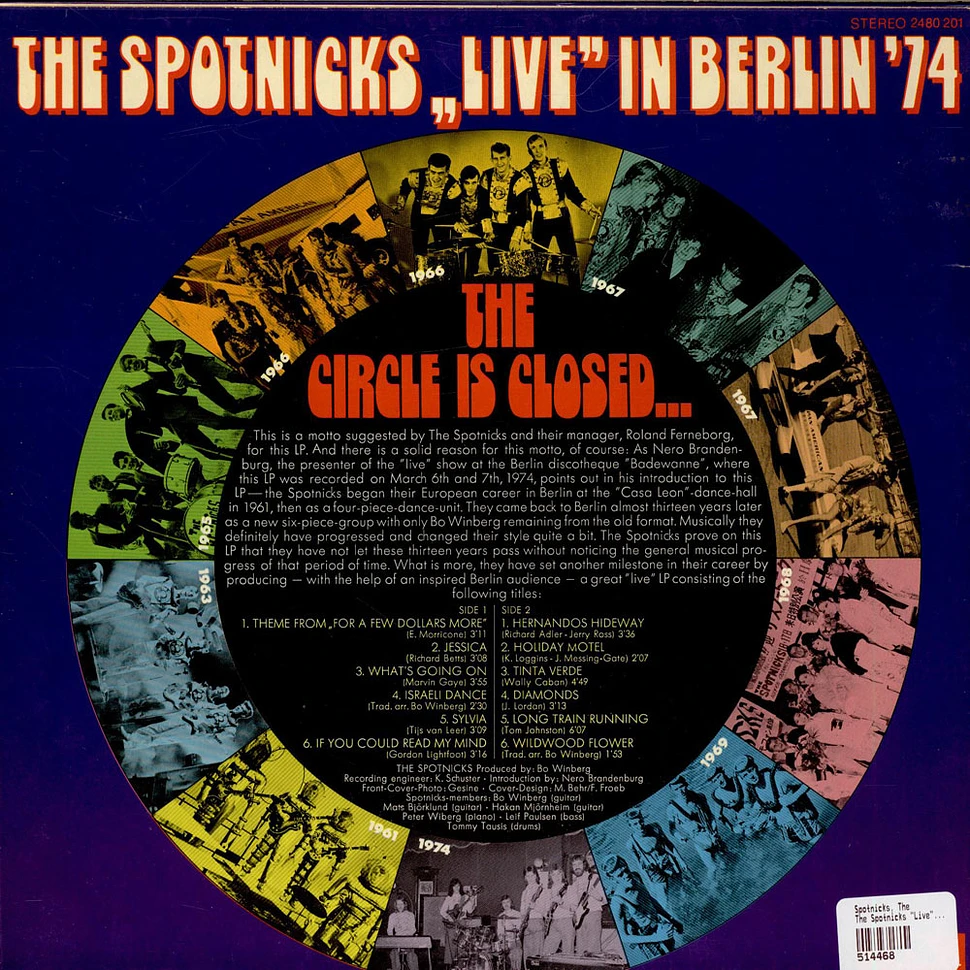 The Spotnicks - The Spotnicks "Live" In Berlin 1974