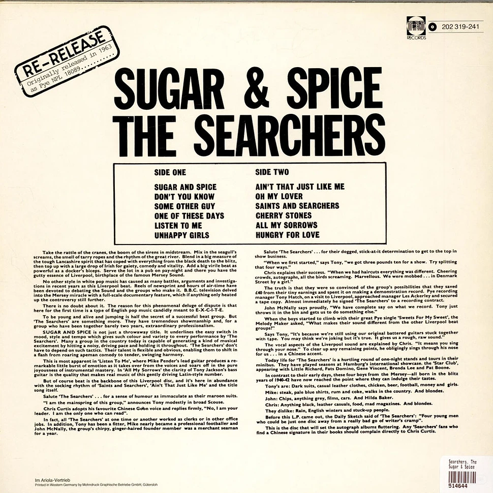 The Searchers - Sugar & Spice