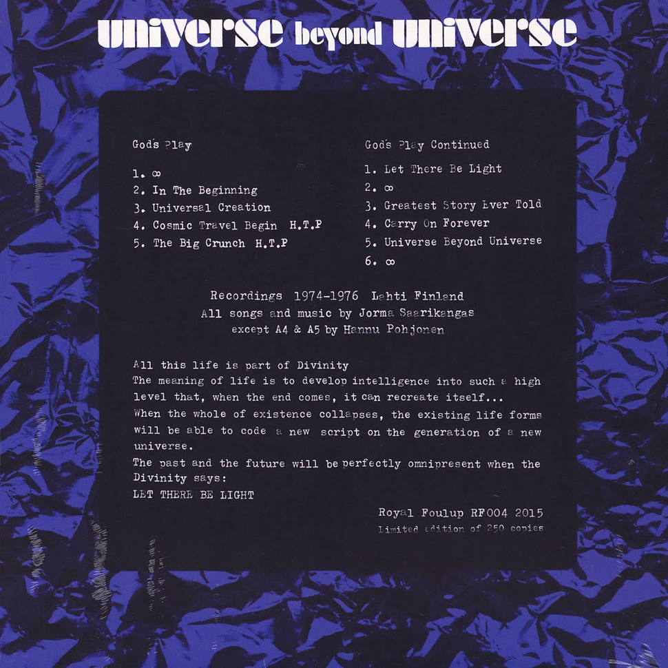 J.K.S. - Universe Beyond Universe