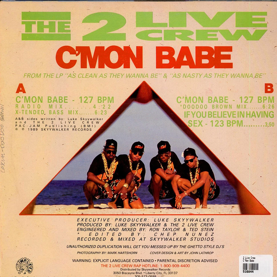 The 2 Live Crew - C'Mon Babe