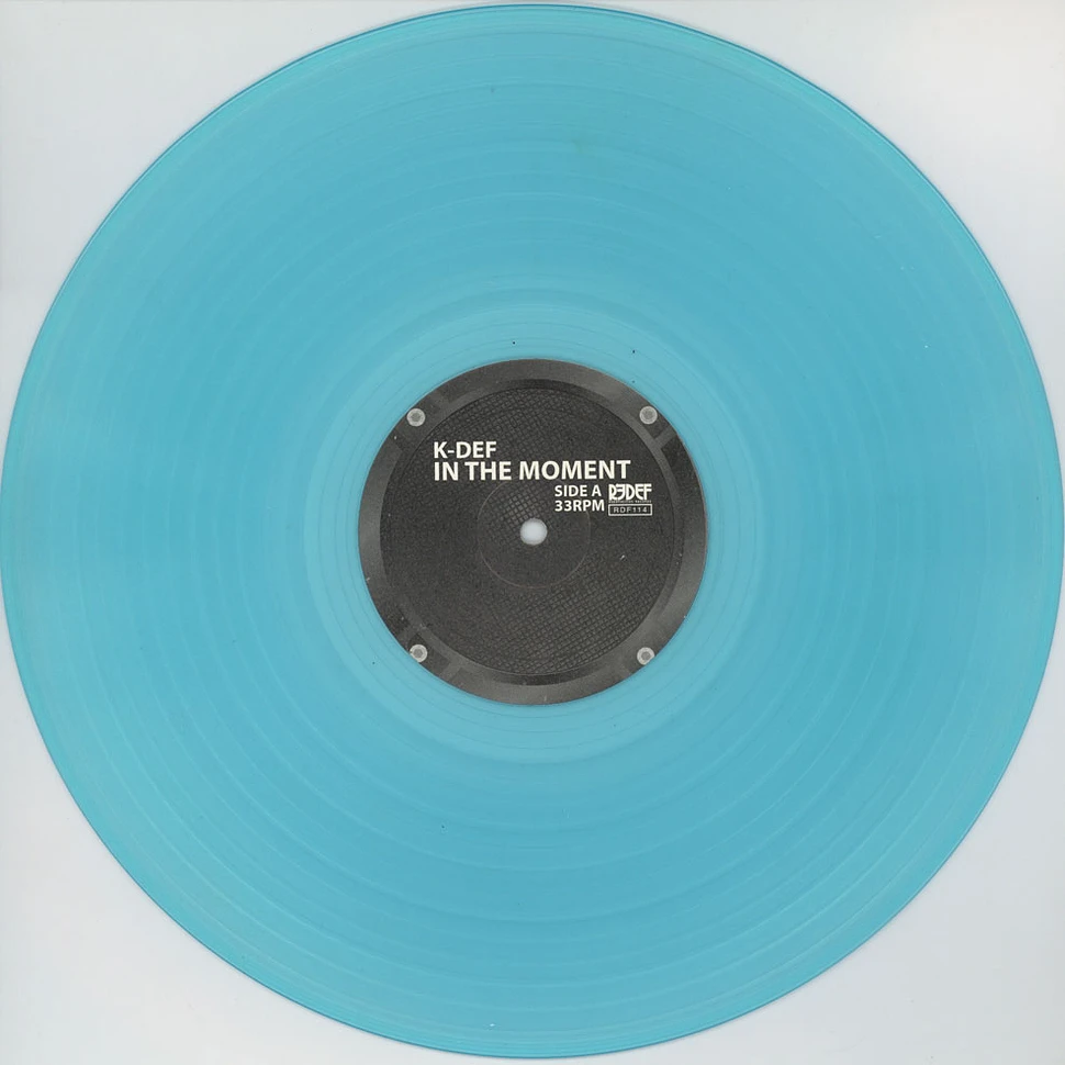 K-Def - In The Moment Electric Blue Vinyl Edition