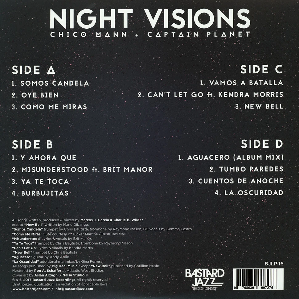 Chico Mann & Captain Planet - Night Visions