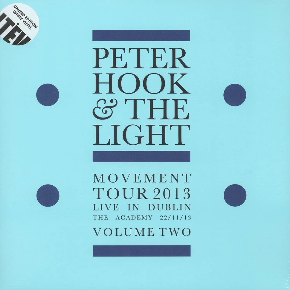 Peter Hook & The Light - Movement - Live In Dublin Volume 2 White Vinyl Edition