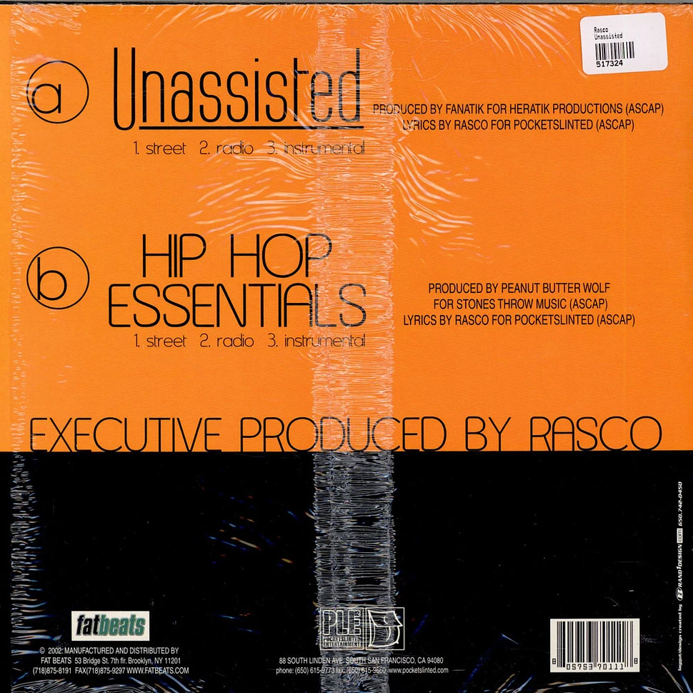 Rasco - Unassisted b/w Hip Hop Essentials