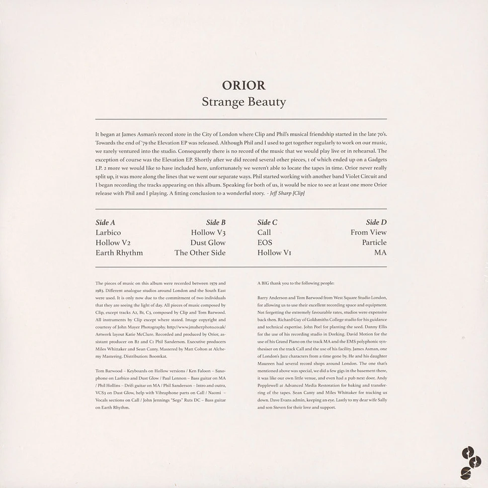 Orior - Strange Beauty Gold Vinyl Edition