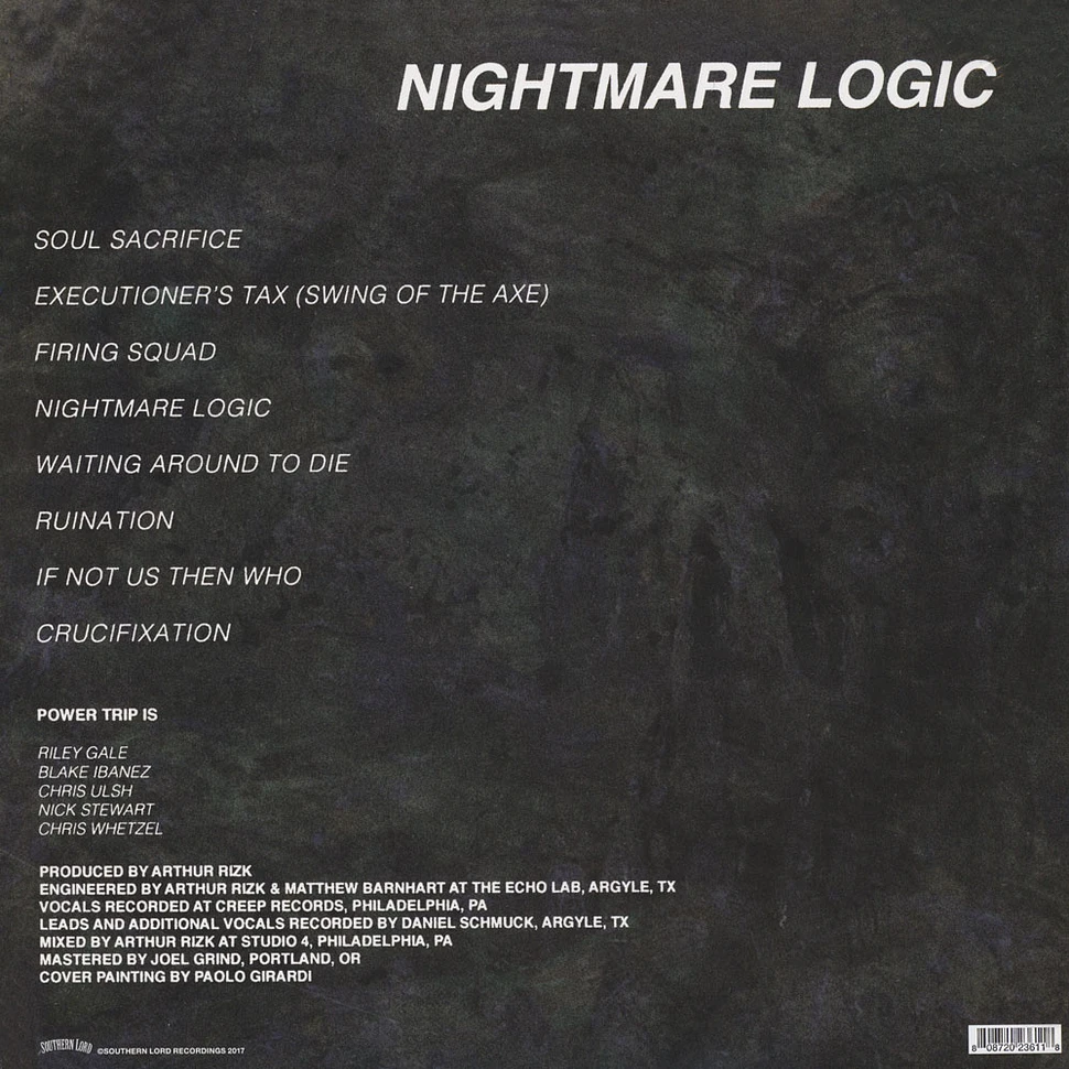 Power Trip - Nightmare Logic Purple Vinyl Edition