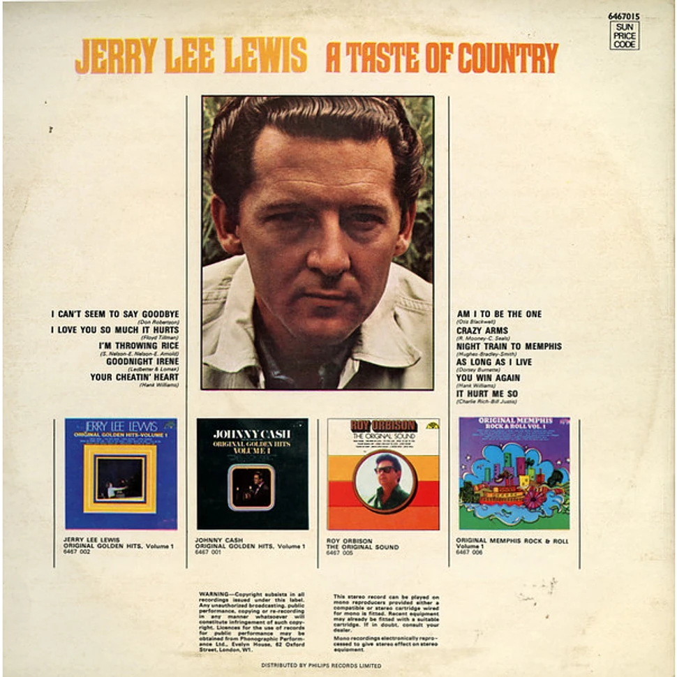 Jerry Lee Lewis - A Taste Of Country