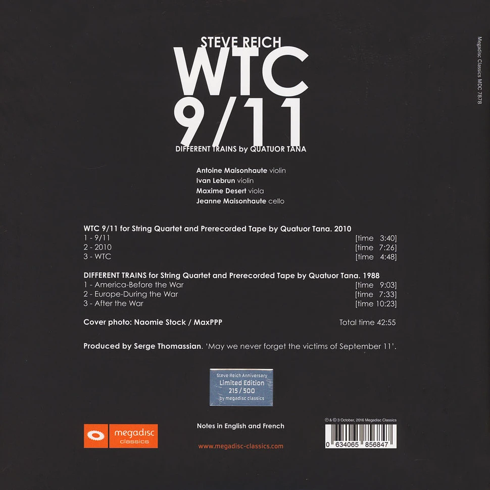 Steve Reich - WTC 9/11 / Different Trains