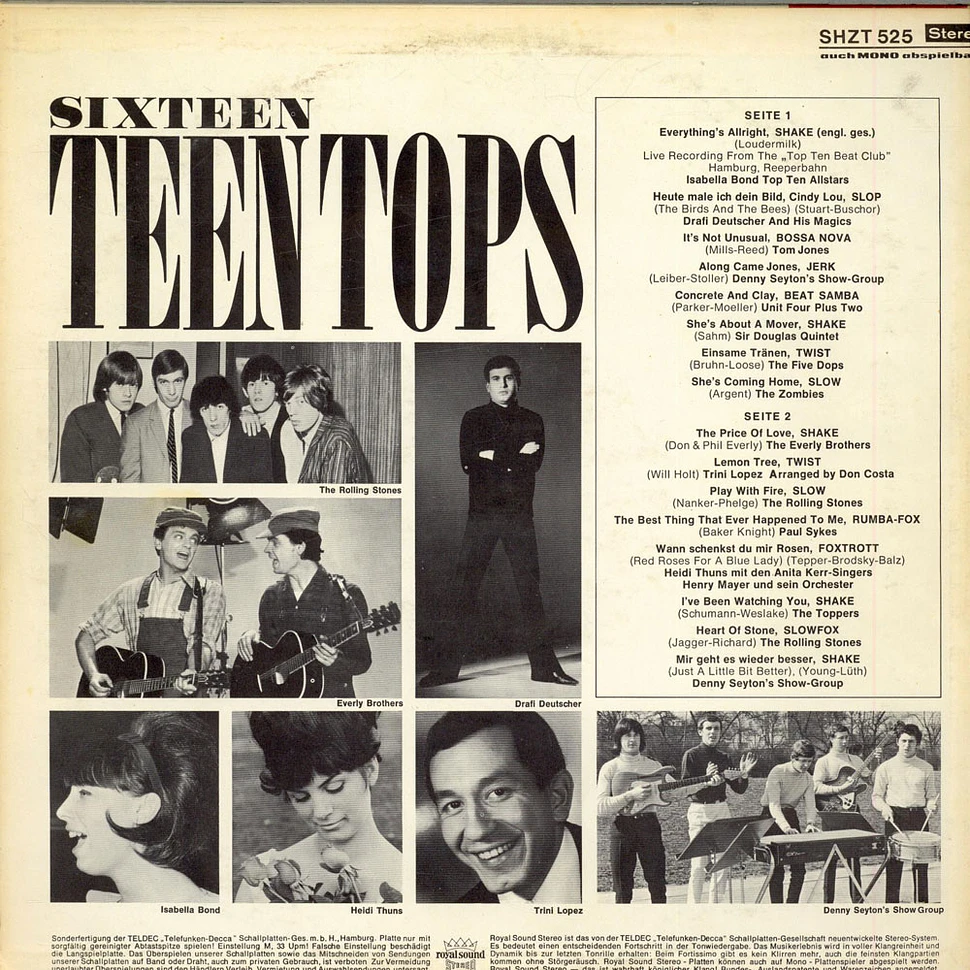 V.A. - Sixteen Teen Tops
