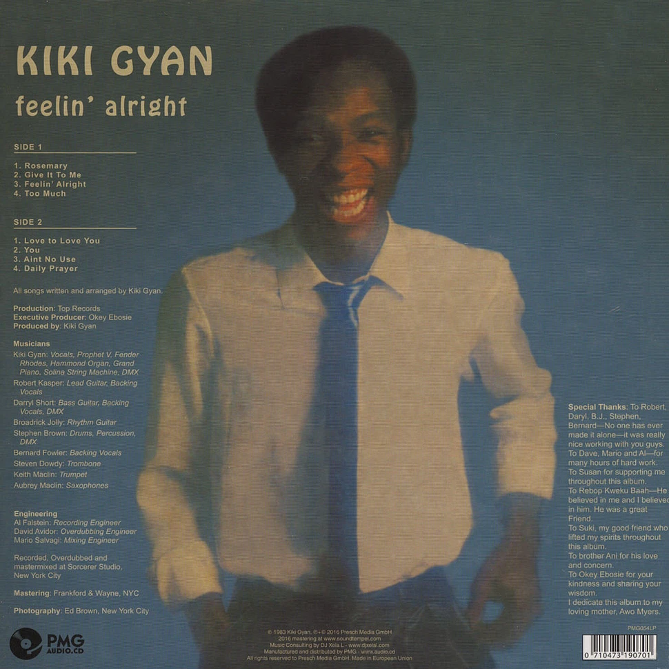 Kiki Gyan - Feelin' Alright